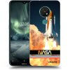 Picasee silikónový prehľadný obal pre Nokia 7.2 - Space Shuttle Picasee silikónový prehľadný obal pre Nokia 7.2 - Space Shuttle