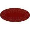 Sander Oválne prestieranie Curly burgundy 28x58cm