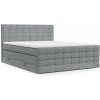 Sivá boxspring posteľ s úložným priestorom 180x200 cm Blend – Maison de Rêve Sivá boxspring posteľ s úložným priestorom 180x200 cm Blend – Maison de Rêve