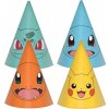 Papierové čiapky - Pokemon, 8 kusov Papierové čiapky - Pokemon, 8 kusov
