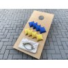Cornhole: 1 hracia doska a 8 sáčkov Farba sáčkov: modrá / žltá Cornhole: 1 hracia doska a 8 sáčkov Farba sáčkov: modrá / žltá