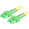 Lanberg Patchcord SM SC/APC-SC/APC Duplex 3,0 mm LSZH G657A1 5M Žlutý Lanberg Lanberg Patchcord SM SC/APC-SC/APC Duplex 3,0 mm LSZH G657A1 5M Žlutý Lanberg