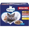 PREVITAL Cat Food Megabox s jehněčím, hovězím, králíkem a kuřetem v omáčce - mokré krmivo pro kočky - 24 x 100g PREVITAL Cat Food Megabox s jehněčím, hovězím, králíkem a kuřetem v omáčce - mokré krmivo pro kočky - 24 x 100g