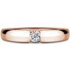 Diona | Zásnubný prsteň so stredovým diamantom 0.145ct, ružové zlato 50 Diona | Zásnubný prsteň so stredovým diamantom 0.145ct, ružové zlato 50