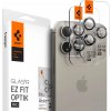 Spigen Optik.TR ”EZ Fit” Camera Protector 2-Pack iPhone 14 Pro / Pro Max / 15 Pro / Pro Max Natural Titanium AGL07163