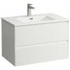 Laufen - Skrinka s umývadlom, 80x50x52 cm, 2 zásuvky, lesklá biela H8649652611041 Laufen - Skrinka s umývadlom, 80x50x52 cm, 2 zásuvky, lesklá biela H8649652611041