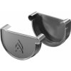 Gutta Aqua čelo PVC žlabu pravé Odkvapové systémy 150 mm antracit Gutta Aqua čelo PVC žlabu pravé Odkvapové systémy 150 mm antracit