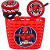 SPIDERMAN SÚPRAVA KOŠÍK + ZVONČEK NA RIADIDLÁ PRE DETI BICYKEL KOLOBEŽKU SPIDERMAN SÚPRAVA KOŠÍK + ZVONČEK NA RIADIDLÁ PRE DETI BICYKEL KOLOBEŽKU