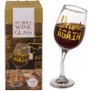 GiftyCity Pohár na víno Drunk Again 420 ml GiftyCity Pohár na víno Drunk Again 420 ml