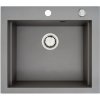 Pyramis Granitový drez Siros 1B, industrial grey, 57 x 51,5 cm Pyramis Granitový drez Siros 1B, industrial grey, 57 x 51,5 cm
