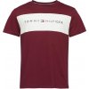 Pánske tričko Tommy Hilfiger, BLOK LOGO SS vínová,biela,čierna XL Pánske tričko Tommy Hilfiger, BLOK LOGO SS vínová,biela,čierna XL