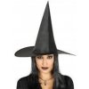 Klobúk čarodejnice Guirca s čiernymi vlasmi Klobúk čarodejnice Guirca s čiernymi vlasmi