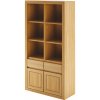 Drewmax Vitrína KW404 Moření Rustikální Drewmax Vitrína KW404 Moření Rustikální