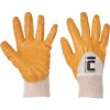 CERVA HARRIER žlté rukavice nitril Farba: žltá, Veľkosť: 9