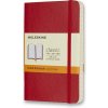 Moleskine Zápisník - mäkké dosky A6, linajkový, červený Moleskine Zápisník - mäkké dosky A6, linajkový, červený