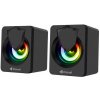 Kisonli L-1030 Reproduktory AUX, 2x2.5W - Čierna Kisonli L-1030 Reproduktory AUX, 2x2.5W - Čierna