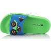 Alpine Pro Okifo detské papuče KBTA364 neon green gecko