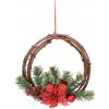 CHOMIK VIANOČNÝ VENIEC VISIACI 30 CM RATAN ČERVENÝ *9663 CHOMIK VIANOČNÝ VENIEC VISIACI 30 CM RATAN ČERVENÝ *9663