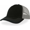 Atlantis | Rapper Canvas-S, 5 panelová Trucker šiltovka, čierna - sivá Atlantis | Rapper Canvas-S, 5 panelová Trucker šiltovka, čierna - sivá