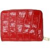 Dámska červená peňaženka na zips (Kožená peňaženka) Dámska červená peňaženka na zips (Kožená peňaženka)