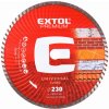 Extol Premium 108755 | Diamantový rezný kotúč Turbo na suché a mokré rezanie priemer 230x7,0x2,9x22,23 mm