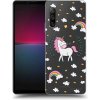 Picasee silikónový prehľadný obal pre Sony Xperia 10 IV 5G - Unicorn hviezdne nebo Picasee silikónový prehľadný obal pre Sony Xperia 10 IV 5G - Unicorn hviezdne nebo