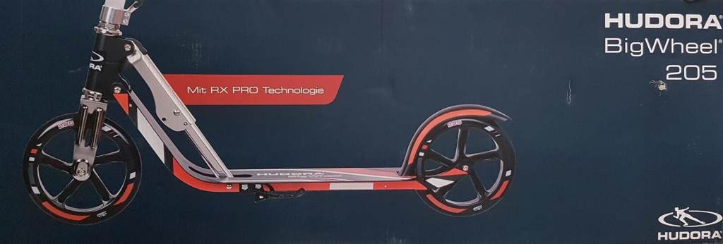Hudora Big Wheel RX 205 černo-stříbrno-červená