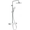 Duravit - Sprchový systém Shelf 1050 s termostatickou batériou, chróm/biela TH4380008005 Duravit - Sprchový systém Shelf 1050 s termostatickou batériou, chróm/biela TH4380008005