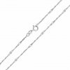 Silvego Zlatá retiazka Singapur z bieleho zlata s brúsenými doštičkami - 1,9 mm FNN1703NGW Silvego Zlatá retiazka Singapur z bieleho zlata s brúsenými doštičkami - 1,9 mm FNN1703NGW