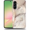 Picasee silikónový čierny obal pre Samsung Galaxy A36 5G - Cream marble Picasee silikónový čierny obal pre Samsung Galaxy A36 5G - Cream marble