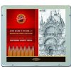 Sada ceruziek 8B-10H, séria 1504, 24 4 kusy v kovovej krabičke Koh-i-noor Sada ceruziek 8B-10H, séria 1504, 24 4 kusy v kovovej krabičke Koh-i-noor