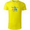 Vrtuľník rescue - Tričko z organickej bavlny - 2XL ( Citrónová ) Vrtuľník rescue - Tričko z organickej bavlny - 2XL ( Citrónová )