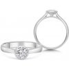 SOFIA DIAMONDS zlatý zásnubný prsteň s laboratórnym diamantom 0,50 ct D-E/VS+ LABGRG110676WG SOFIA DIAMONDS zlatý zásnubný prsteň s laboratórnym diamantom 0,50 ct D-E/VS+ LABGRG110676WG
