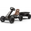 Motokára na šliapanie s prívesom Go Kart Foxy Espresso Black Exit Toys kovová konštrukcia s odolnými EVA kolesami a nastaviteľným sedadlom od 2 do 5 rokov Motokára na šliapanie s prívesom Go Kart Foxy Espresso Black Exit Toys kovová konštrukcia s odolnými EVA kolesami a nastaviteľným sedadlom od 2 do 5 rokov
