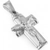 iZlato Forever Strieborný prívesok Ježiš na kríži s matovaním IS1258 iZlato Forever Strieborný prívesok Ježiš na kríži s matovaním IS1258