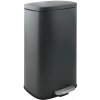 Spirella pedálový odpadkový kôš AKIRA, matná šedá oceľ, soft-close, 50 L Spirella pedálový odpadkový kôš AKIRA, matná šedá oceľ, soft-close, 50 L