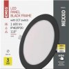ZD1343 LED vstavané svietidlo NEXXO, okrúhle, čierne, 18 W, so zmenou CCT EMOS Lighting ZD1343 LED vstavané svietidlo NEXXO, okrúhle, čierne, 18 W, so zmenou CCT EMOS Lighting