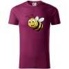 Parové tričko - Včela a kvetina - Tričko z organickej bavlny - 3XL ( Fuchsiová ) Parové tričko - Včela a kvetina - Tričko z organickej bavlny - 3XL ( Fuchsiová )
