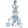 Baby Mix plyšová hračka s vibráciou králik modrý