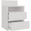Nočná skrinka TopEshop Malwa M1 40x32x59 cm biely Nočná skrinka TopEshop Malwa M1 40x32x59 cm biely