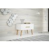 Casarredo Nočný stolík SCANDI 1D - biely Casarredo Nočný stolík SCANDI 1D - biely