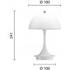 Louis Poulsen Akumulátorová lampa Panthella PORTABLE 160 V3 opálovo biela - 5744171436 Louis Poulsen Akumulátorová lampa Panthella PORTABLE 160 V3 opálovo biela - 5744171436