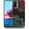 Picasee silikónový čierny obal pre Xiaomi Redmi Note 10 - Kvetinový vzor Picasee silikónový čierny obal pre Xiaomi Redmi Note 10 - Kvetinový vzor