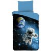 Modré bavlnené detské obliečky na jednolôžko 140x200 cm Astronaut – Good Morning Modré bavlnené detské obliečky na jednolôžko 140x200 cm Astronaut – Good Morning