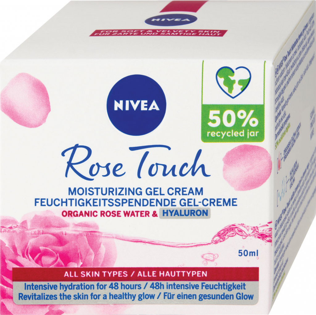 Nivea Rose Care denný hydratačný krém 50 ml