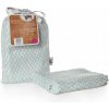 XKKO BMB zavinovačka - osuška, 120x120 - Scandinavian Baby Mint Chevron XKKO BMB zavinovačka - osuška, 120x120 - Scandinavian Baby Mint Chevron