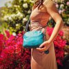 Noelia Bolger kabelka crossbody zelená