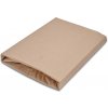 Brotex Napínacie saténové prestieradlo béžové Rozmer: 180x200 dvojlôžko Brotex Napínacie saténové prestieradlo béžové Rozmer: 180x200 dvojlôžko
