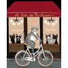 Diamondi Diamantové maľovanie - KOCÚR NA BICYKLI PRED KAVIARŇOU Rámovanie: vypnuté plátno na rám, Rozmer: 40x50 cm Diamondi Diamantové maľovanie - KOCÚR NA BICYKLI PRED KAVIARŇOU Rámovanie: vypnuté plátno na rám, Rozmer: 40x50 cm
