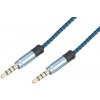 AUX MINI JACK 3,5MM 1,5m kábel, silné opletenie AUX MINI JACK 3,5MM 1,5m kábel, silné opletenie